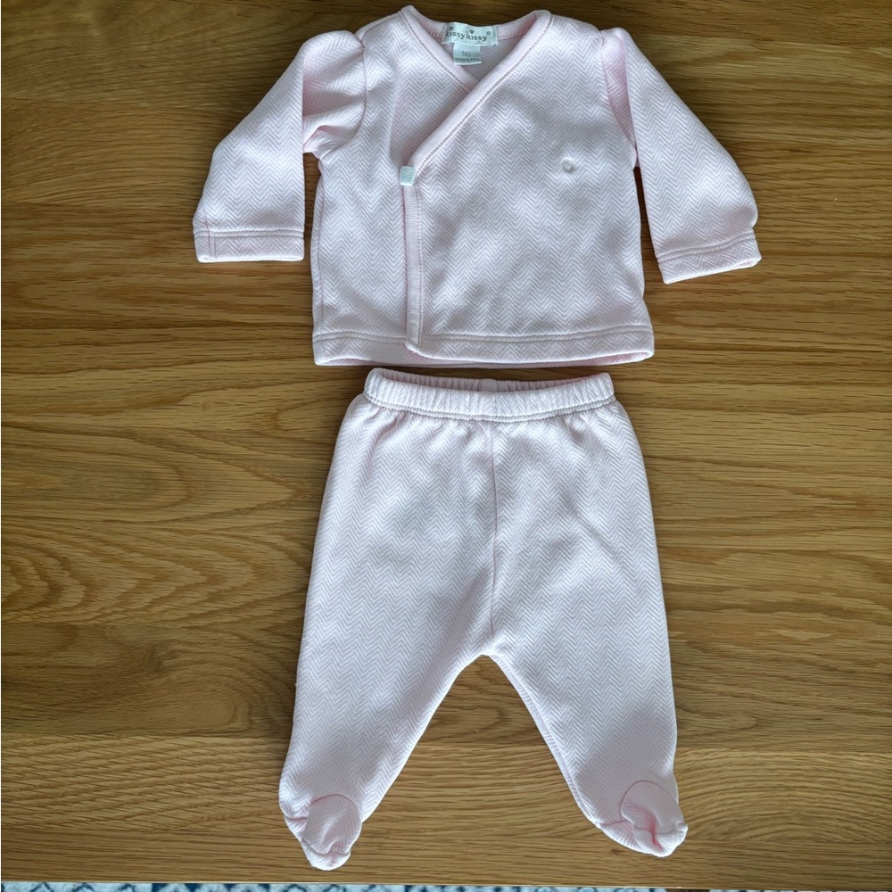 Kissy Kissy Soft Pink Matching Baby Set